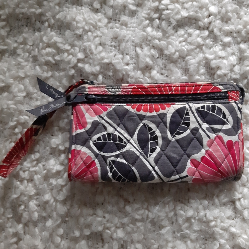 Vera Bradley Cheery Blossoms Wristlet Purse/Wallet